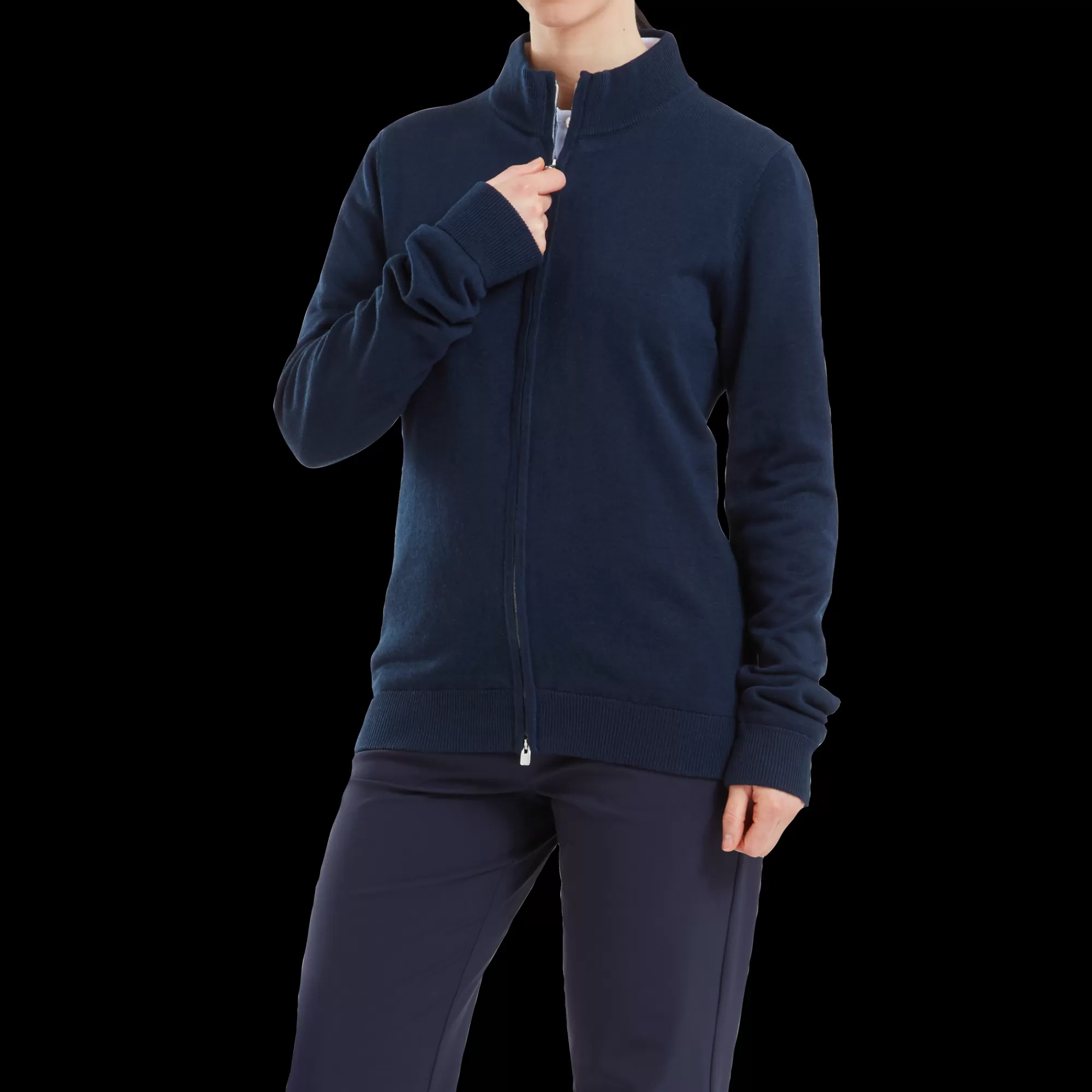 Damen FootJoy Drirelease Full-Zip Lined Pullover Damen