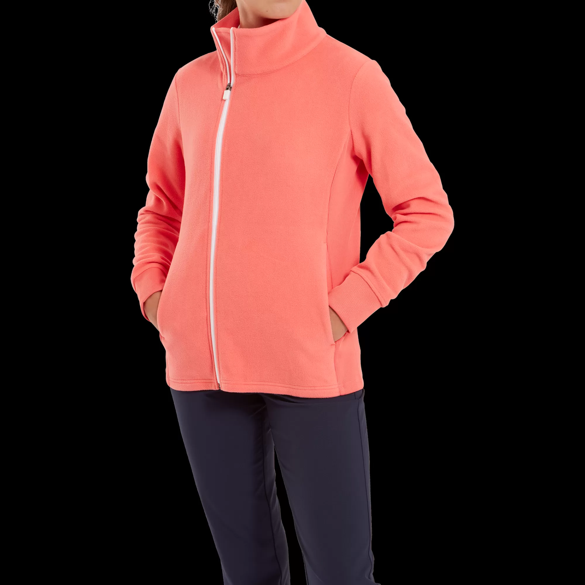 Damen FootJoy Full-Zip Fleece Pulli Damen