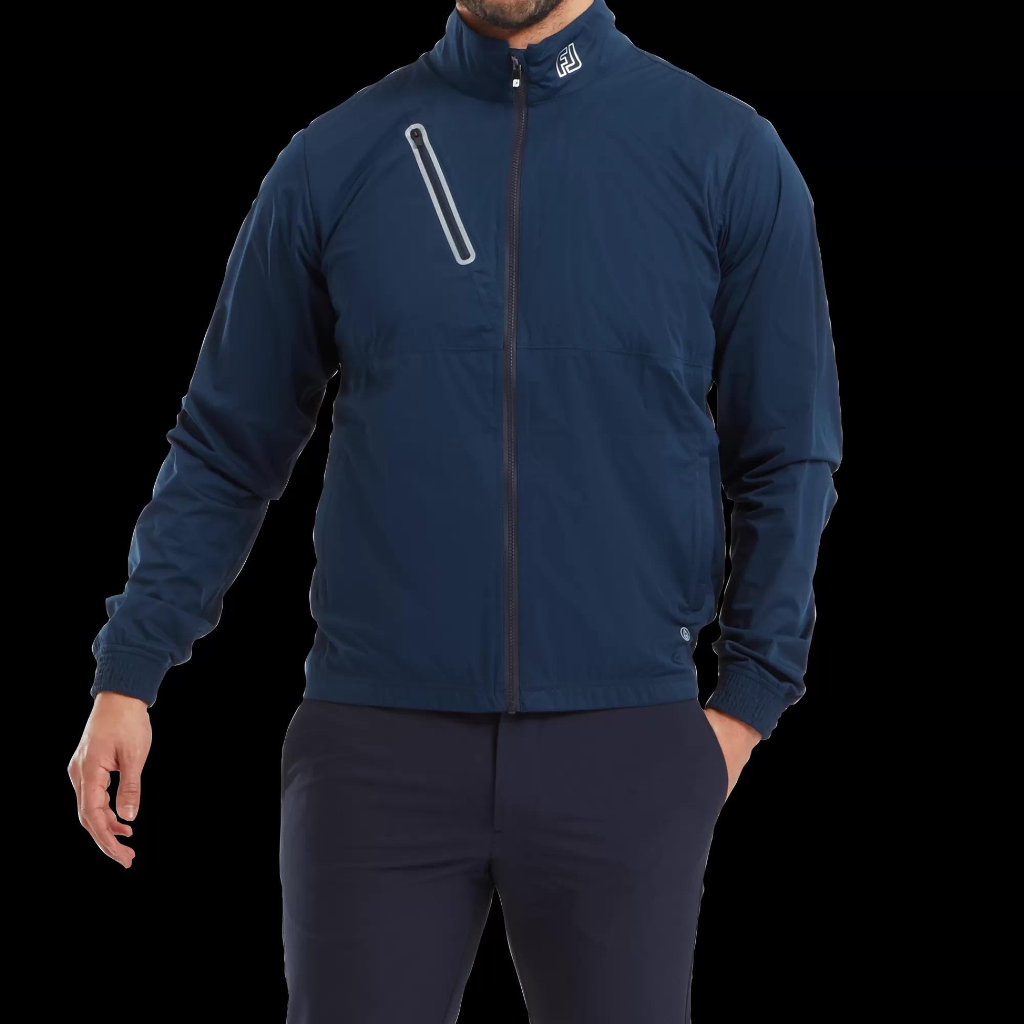 Herren FootJoy HydroKnit Full Zip-Jacke