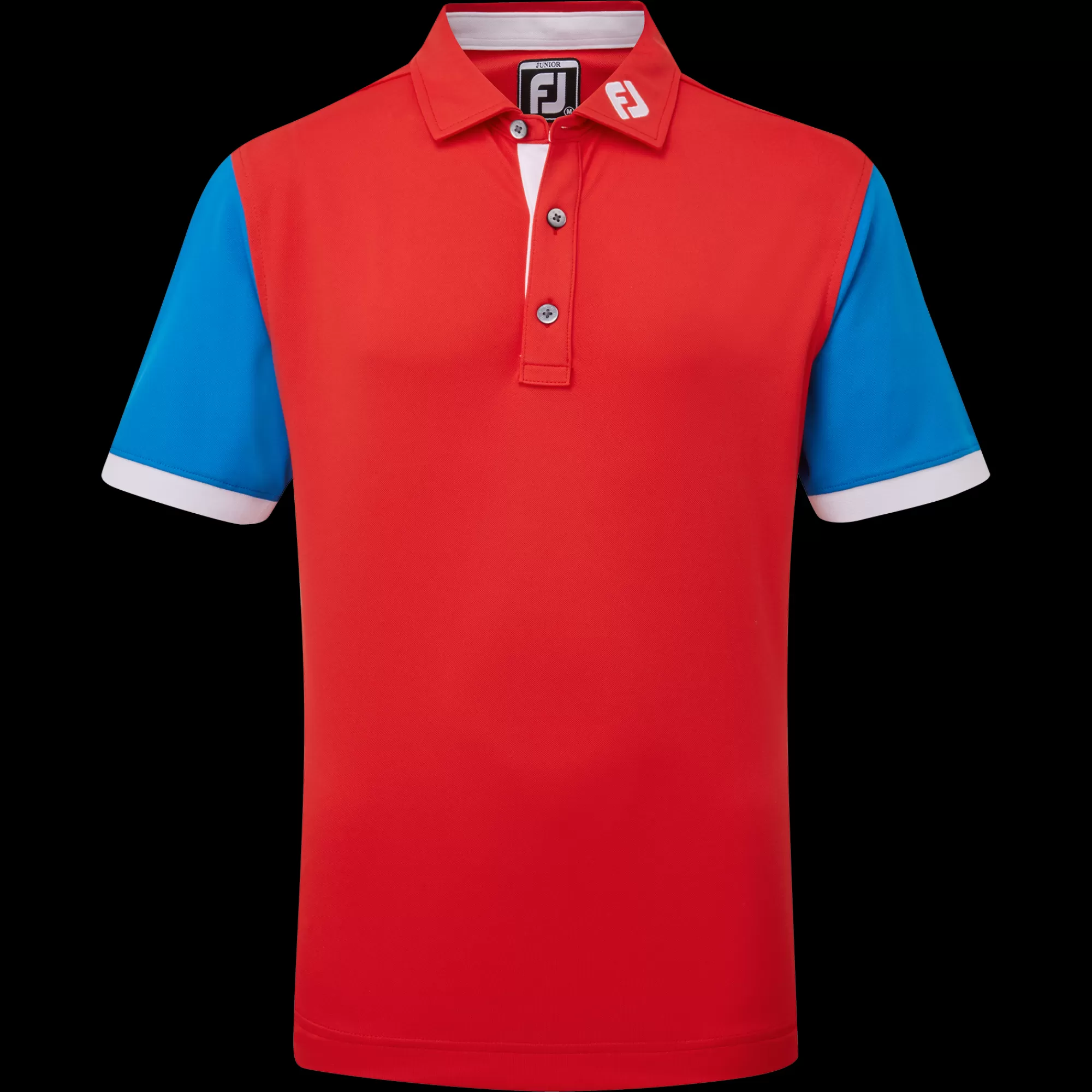 Damen/Herren FootJoy Junior Colourblock-Pikée