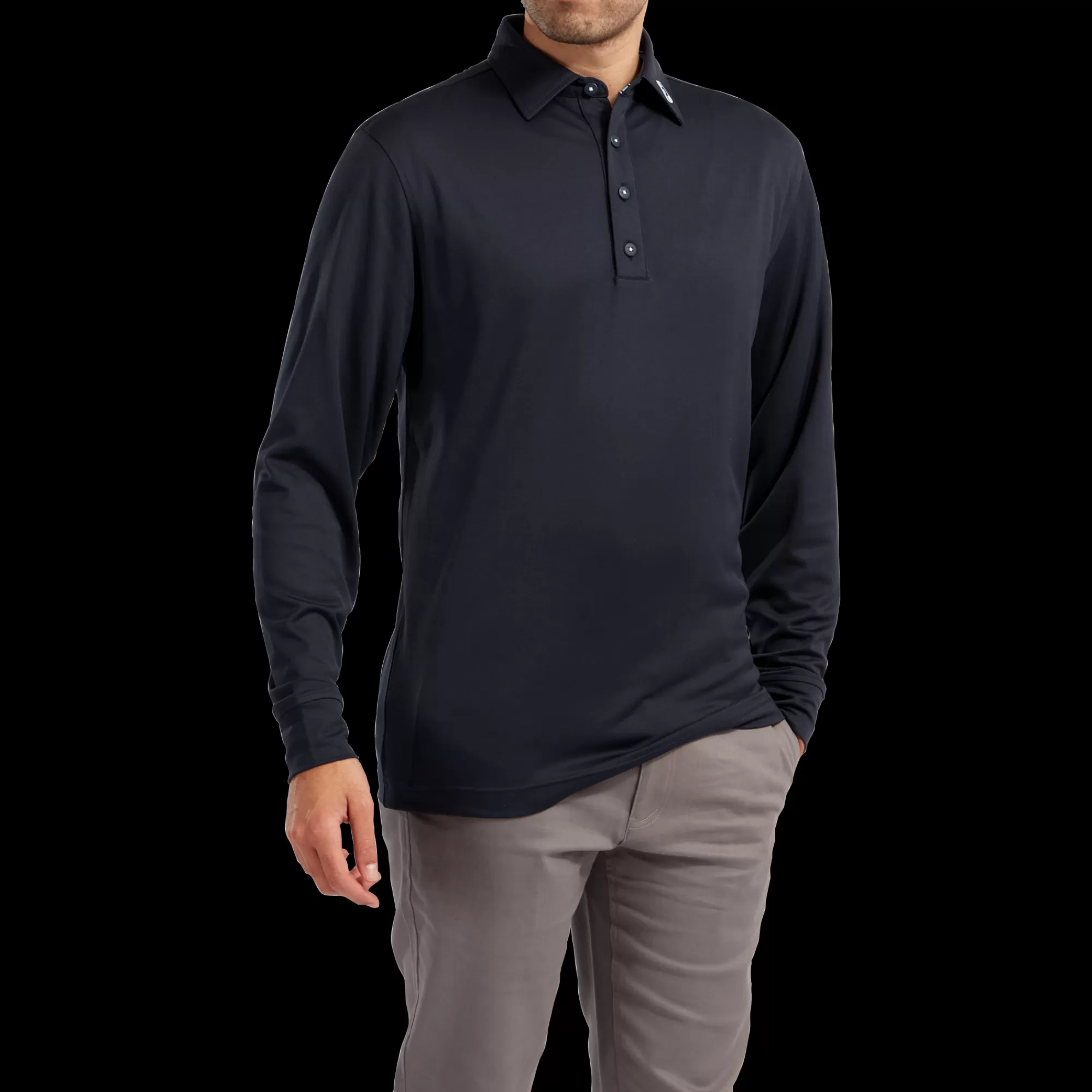 Herren FootJoy Long Sleeve Thermocool Self Collar