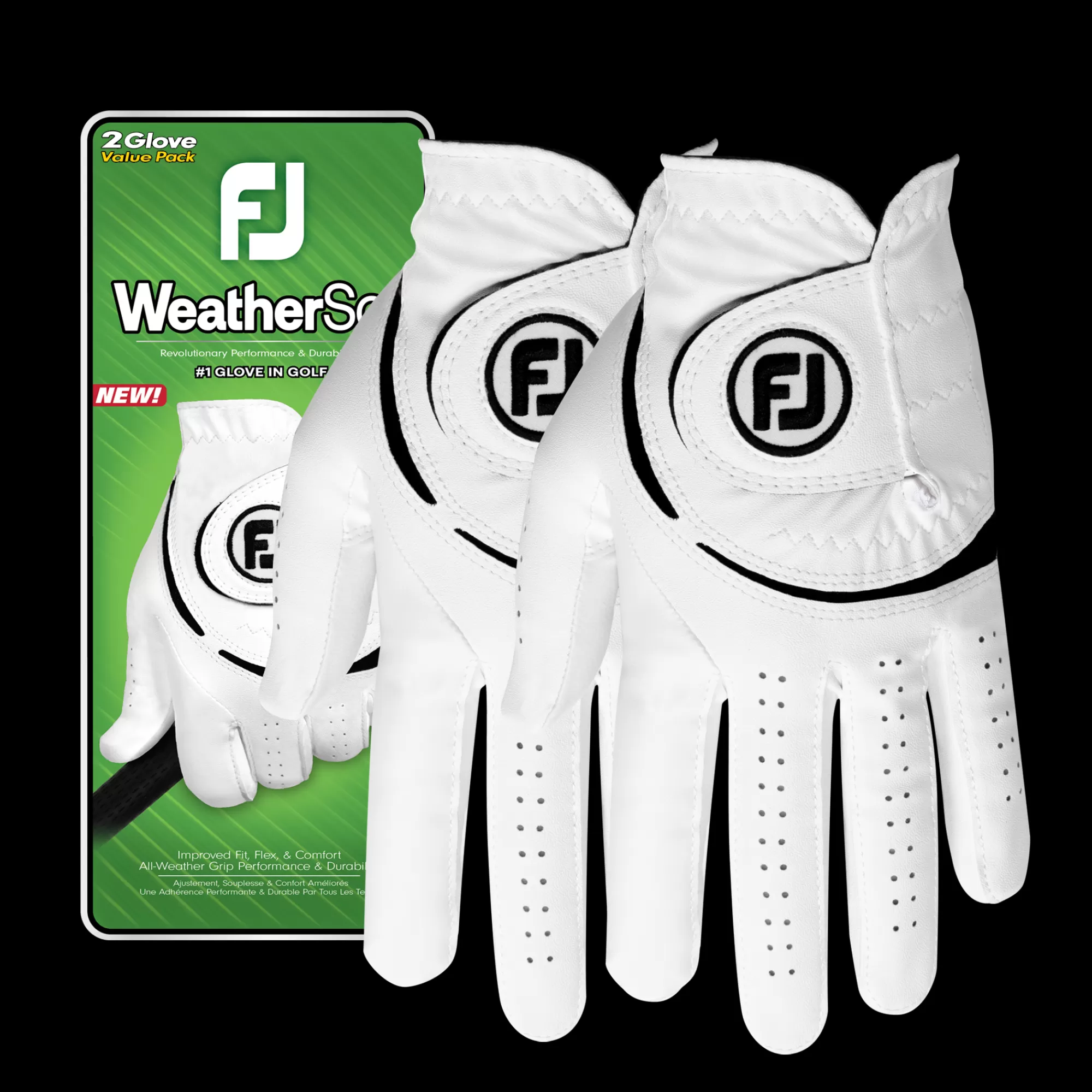 Herren FootJoy WeatherSof 2-Pack