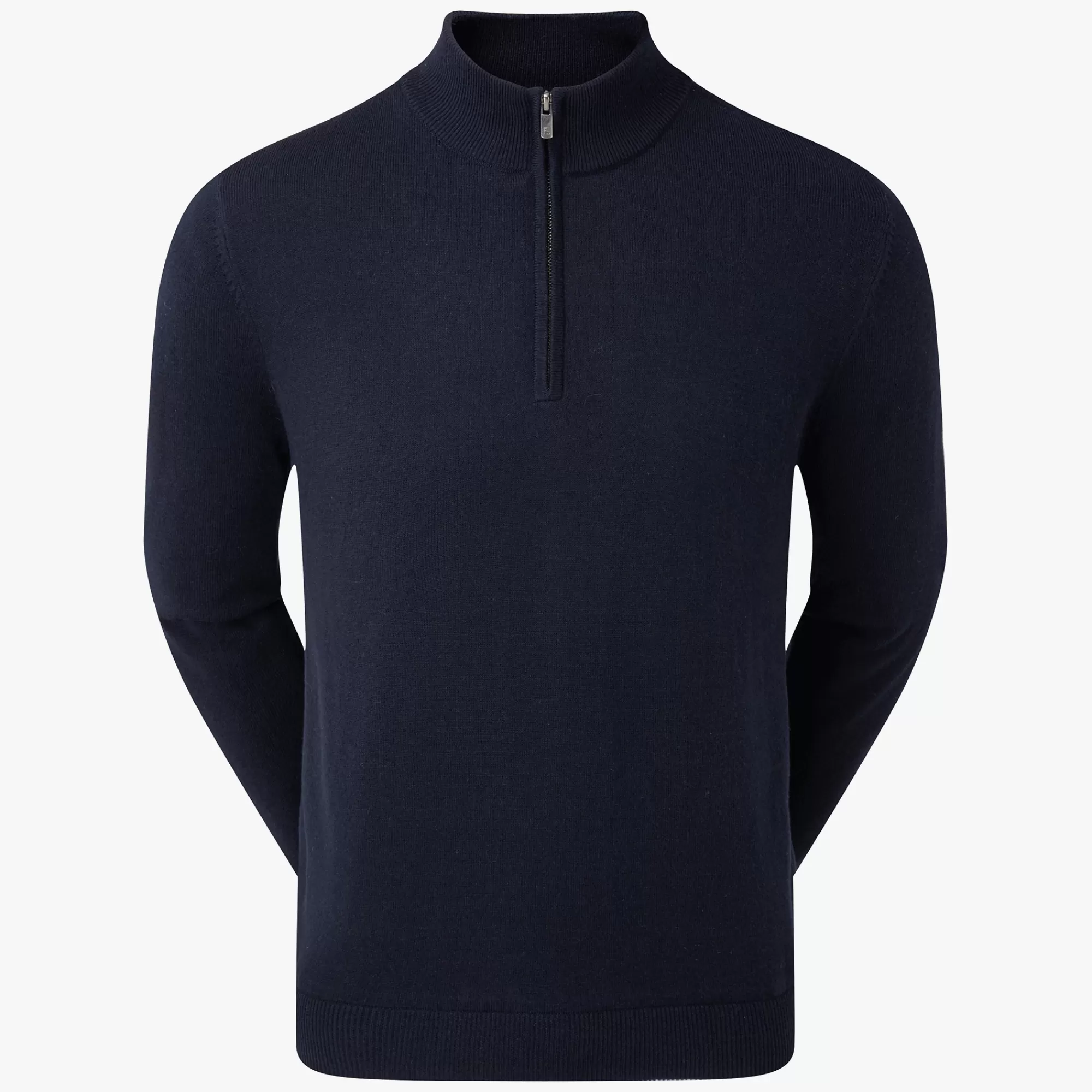 Herren FootJoy Wollmisch-Pullover, Gefüttert, 1/2 RV